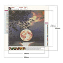 5D DIY Full Drill Diamond Painting Moon Embroidery Mosaic Craft Kit Cross Stitch