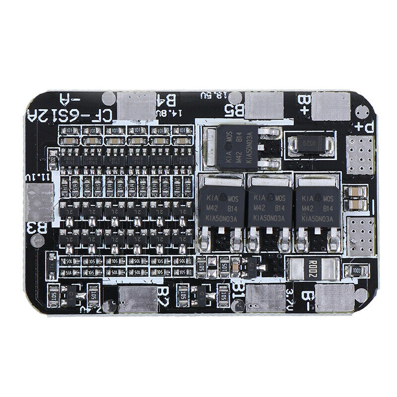 6S 15A 24V PCB BMS Protection Board For 6 Pack 18650 Li-ion Battery Cell Mo Nw