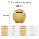 130mL USB Essential Oil Diffuser Ultrasonic Humidifier (Light Brown 003A)