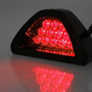 Universal F1 style 12 LED Red Rear Tail Third Brake Stop Light Safety Fog Lamp