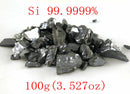 100 grams High Purity 99.9999% Monocrystalline Silicon Si Metal Lumps