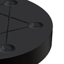 100mm Natural Obsidian Plate Seven Star Group Stand for Crystal Ball Sphere