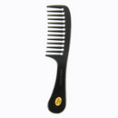 2 Pcs Hairstyle DIY Wide Tooth Plastic Curly Hair Care Handgrip Comb 9" S7E2