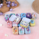 Mermaid mini tin box Sealed jar packing boxes jewelry candy box small storage JR