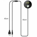 1X(Bluetooth Aux Handsfree Car Kit 3.5Mm Jack Audio Mp3 Player With Tf Slot