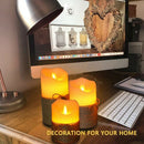 Flameless Candles, Led Battery Operated Candles Real Wax Flickering Moving