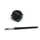 1 Set Mini Cosmetic Pro Eye Liner Gel Black +Brush Shadow Eyeliner For Travel