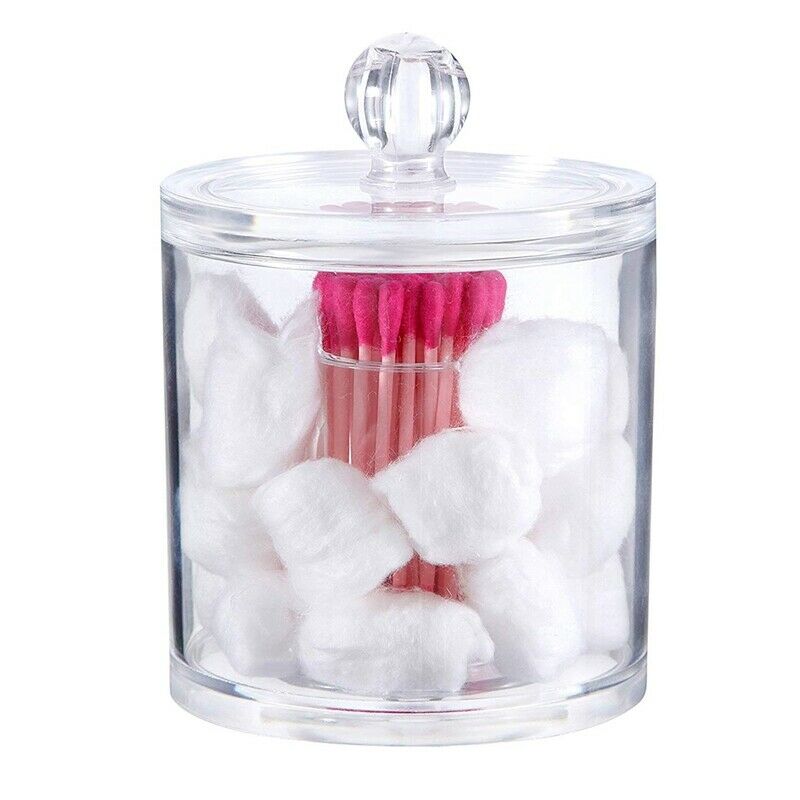 Makeup Organizer Bathroom Storage Multifunction Organizer Cotton Balls And  Q6N4