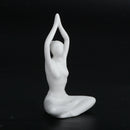 Modern Simple Creative Yoga Girl Decoration Ceramic Craft Ornament 2