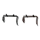3Pcs Wrought Iron Wine Rack Wall Hanging Wine Holder with Screw Bottle DisplM2X2