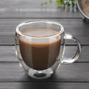 150ml Double Walled Espresso Party Cups Clear Glass Coffee Tea Mugs Heat-proof
