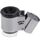 50X Handheld Mini Pocket Microscope Loupe Jeweler Magnifier with LED Light