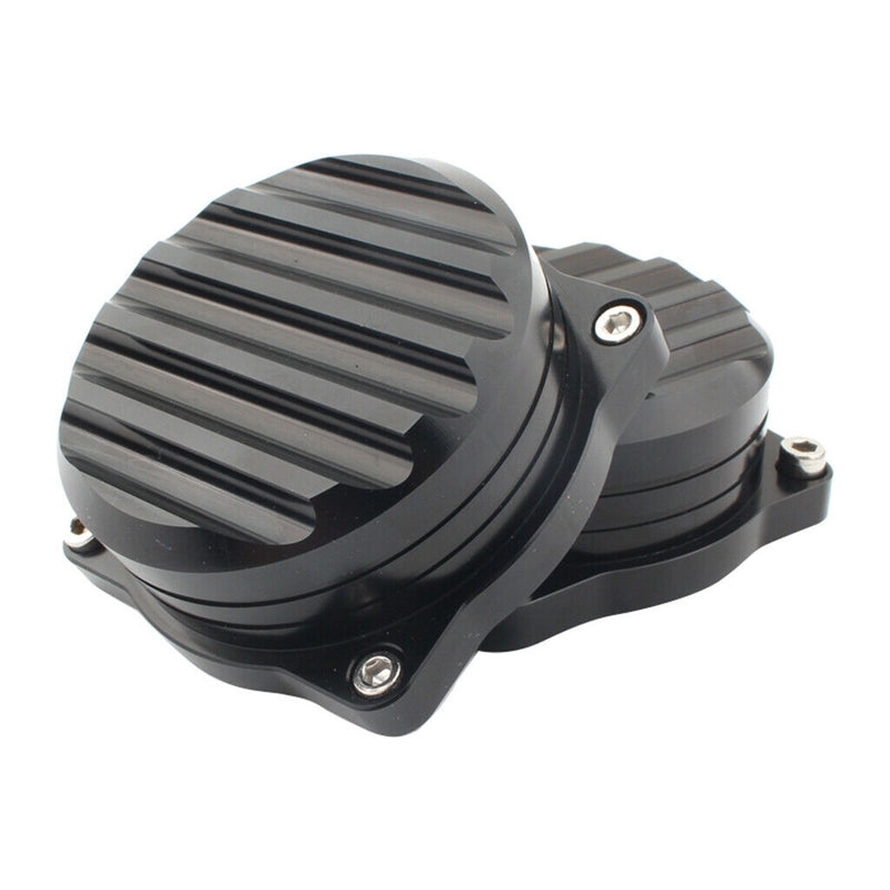 2x Motorcycle Injection Carburetor Cover Lid CNC Carb Tops for Triumph Black