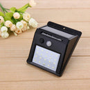 20 LED Solar Motion Sensor Wall Light Outdoor Waterproof Garden Yard Lamp