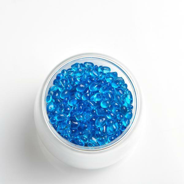 Bag of Aquarium Glass Mini Stones Fish Tank Gravel Sand Decoration Rock-Blue