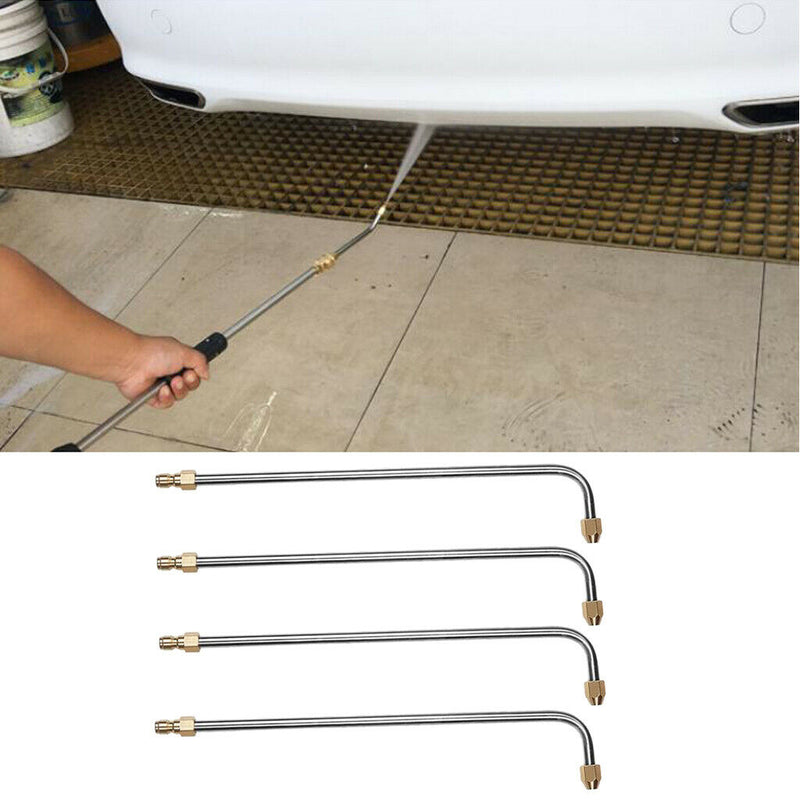 4pcs 90 Degree Angled Lance Extension Wand 1/4 Inch Quick Release Up to 3600PSI