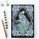 Peacock Pattern Diamond Painting Cover Notebook Diary Diary Writing Notes D T1G3