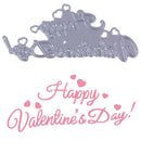 2pcs Cutting Dies Happy Valentine DIY Photo Album Scrapbook Emboss Stencils