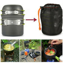 Ultralight Camping Cookware Utensils outdoor tableware set Hiking PiS Ew
