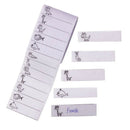 100pcs Washable Iron on Name Colthing Labels School Garment Fabric Tags Mar M&E