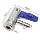 8mm Alloy Thumb-Lock Air Chuck For Motor Vehicles Tyre Inflating Clip-on Qu R6Q8