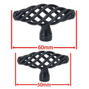10x Twist Spiral Design Kitchen Cabinet Cupboard Drawer Door Handles Pull Knob