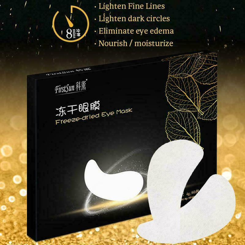 60Pcs/set Hydrogel Eye Patch Firming Eye Collagen Delicate Eye Gel Pad C1W0