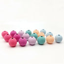 20Pcs Wood Beads Multicolor Wood Charms LOT Jewelry Findings For DIY
