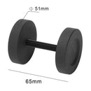 Round Barn Door Flush Pull Handle for Gate Kitchen Furniture Cabinet Closet