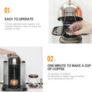 Recafimil New Stainless Steel Metal Reusable Capsule Refillable For Vertuol