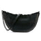 Women PU Leather Semicircle Shoulder Crossbody Sling Bag Rivet Messenger Handbag