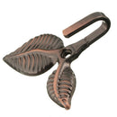 2 x Iron Leaf Shaped Curtain Tie backs Holders Wall Hooks Home Decor, Red B