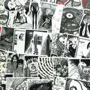 56Pcs Horror Comics Stickers Japanese ITO leap second Laptop Luggage D NT3C
