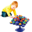 Topple Board Game Balancing Toys For Children Family Activity J2H2
