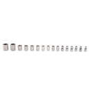 40PCS SAE and Metric 1/4 and 3/8 inch Drive Ratchet Wrench Socket Set Kit