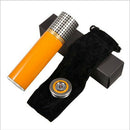 Portable Cigar Tube Storage Case Humidor Tobacco Cigar Holder Yellow