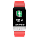 Waterproof Smart Bracelet Blood Pressure Smart Watch Sleep Monitor Red