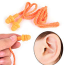 Soft Silicone Corded Ear Plugs Reusable Hearing Protection Protector Earplug M&O