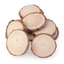 Unfinished Natural Round Wood Slices Circles Discs For DIY 3-4cm*0.5cm Craf P0Q7
