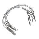 11Pcs 43cm Chinese Size 6-16 Stainless Steel Circular Knitting Needles 1.5m
