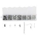 220pcs Earring Jewelry Making Findings Kit Jump Rings Lobster Clasp Ear Wire