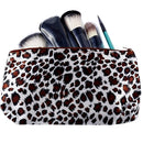 Leopard Travel Cosmetic Bag Makeup Pouch Toiletry Wash Organi Ew