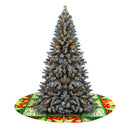 120cm Christmas Tree Skirt Festival Decoration for Home Party Ornament (E)