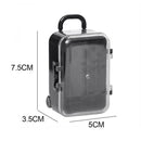 12pcs/Lot Travel Luggage Design Plastic Candy Box Mini Suitcase Box Box Wed Z2N9