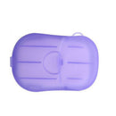 Disposable Paper Soap Travel Portable Hand Washing Cleaning Soap Purple