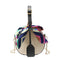 Women's straw bag Crossbody bag Woven bag Summer leisure bag Small round si N3Q3
