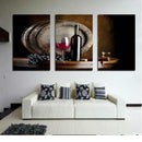 3Pcs Canvas Home Decor Wall Red Wine Art Painting Picture Abstract 40x60cm