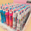 10 Colors Lovely Unicorn Ballpoint Pen School Office Supply Stationery Pen Gifts