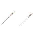2Pieces Digital Food Thermometer Cooking Meat LCD Display Instant Read White