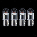 2Pieces 194 T10 DC12V LED Bulb Wedge License Plate Light for Motorbike Red